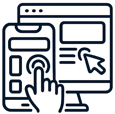 icono de Diseño UI/UX Intuitivo